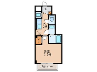 シダ－コンフォ－ル２番館の物件間取画像